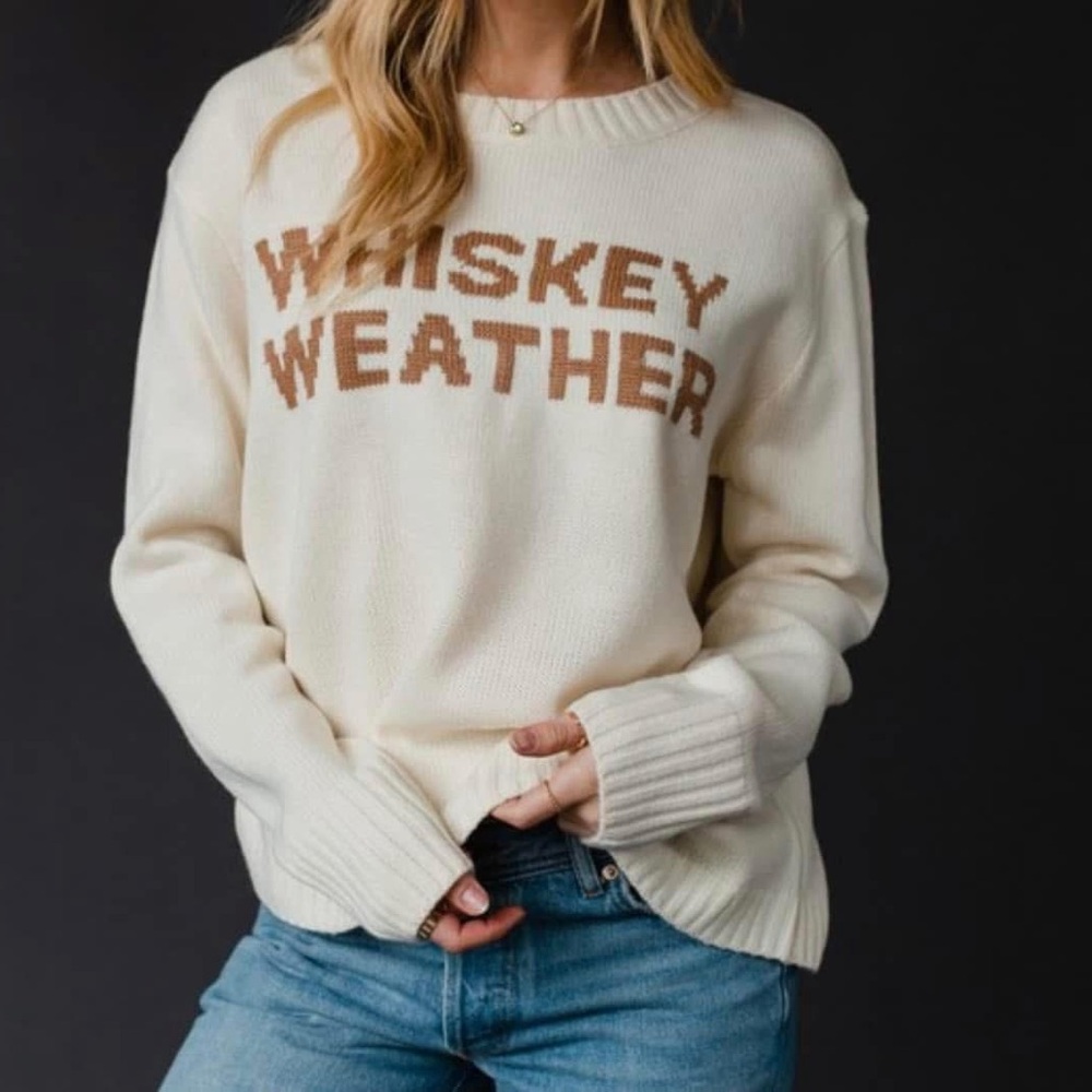 Whiskey Weather Sweater. New w Tags Large🔥🔥